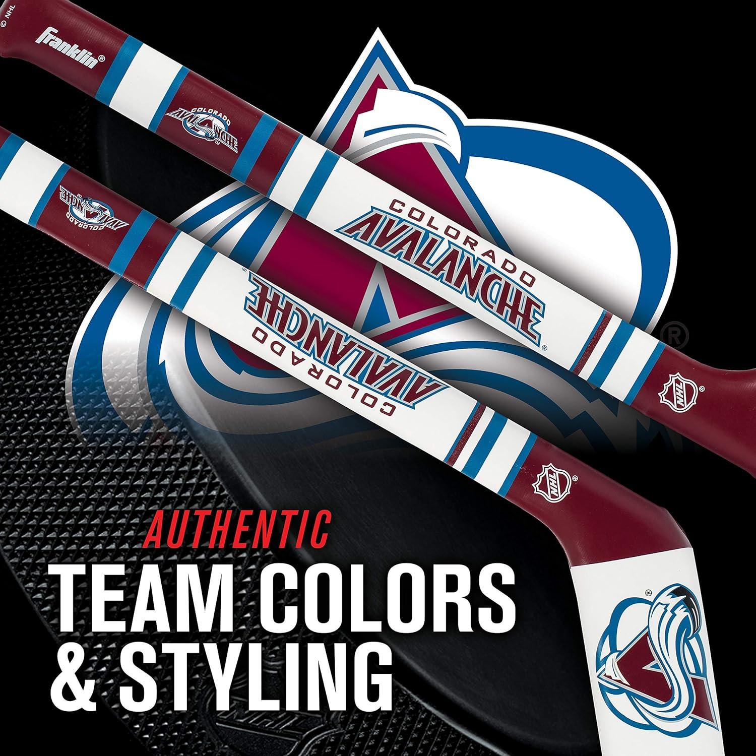 Conjunto Hockey Suave Franklin Sports NHL Colorado Avalanche