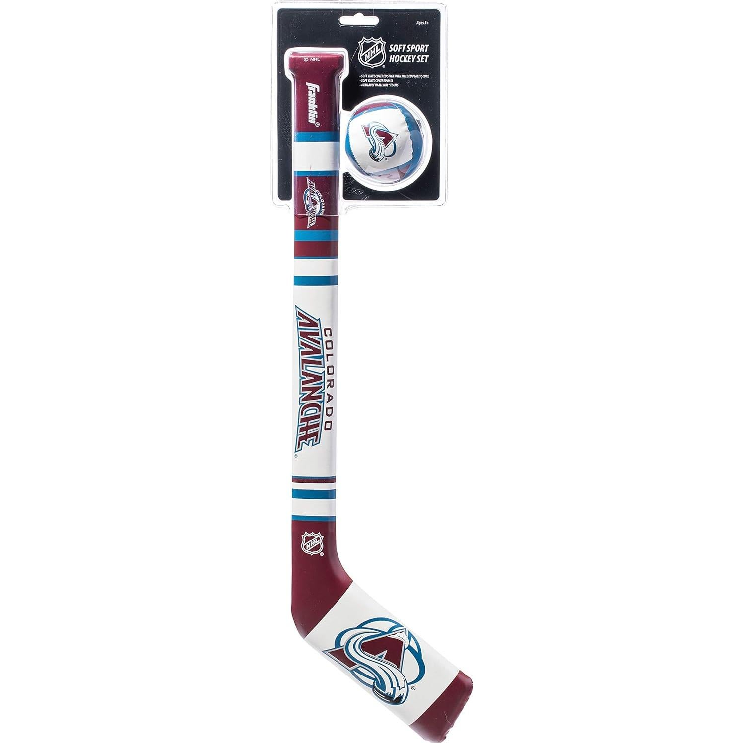 Conjunto Hockey Suave Franklin Sports NHL Colorado Avalanche