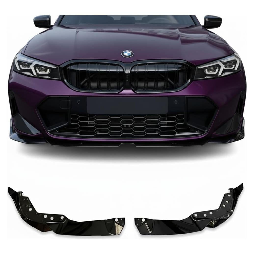 Divisor Frontal BMW G20 330i M340i 2023-2025 Negro Brillante