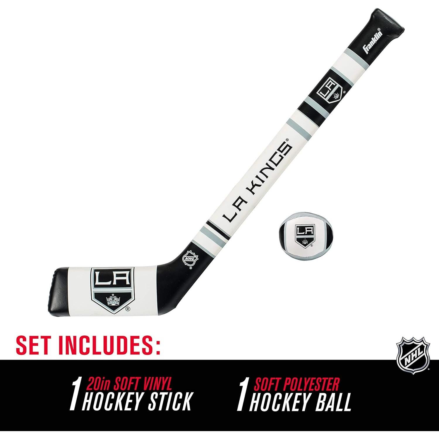 Conjunto Hockey Suave Franklin Sports NHL Los Angeles Kings