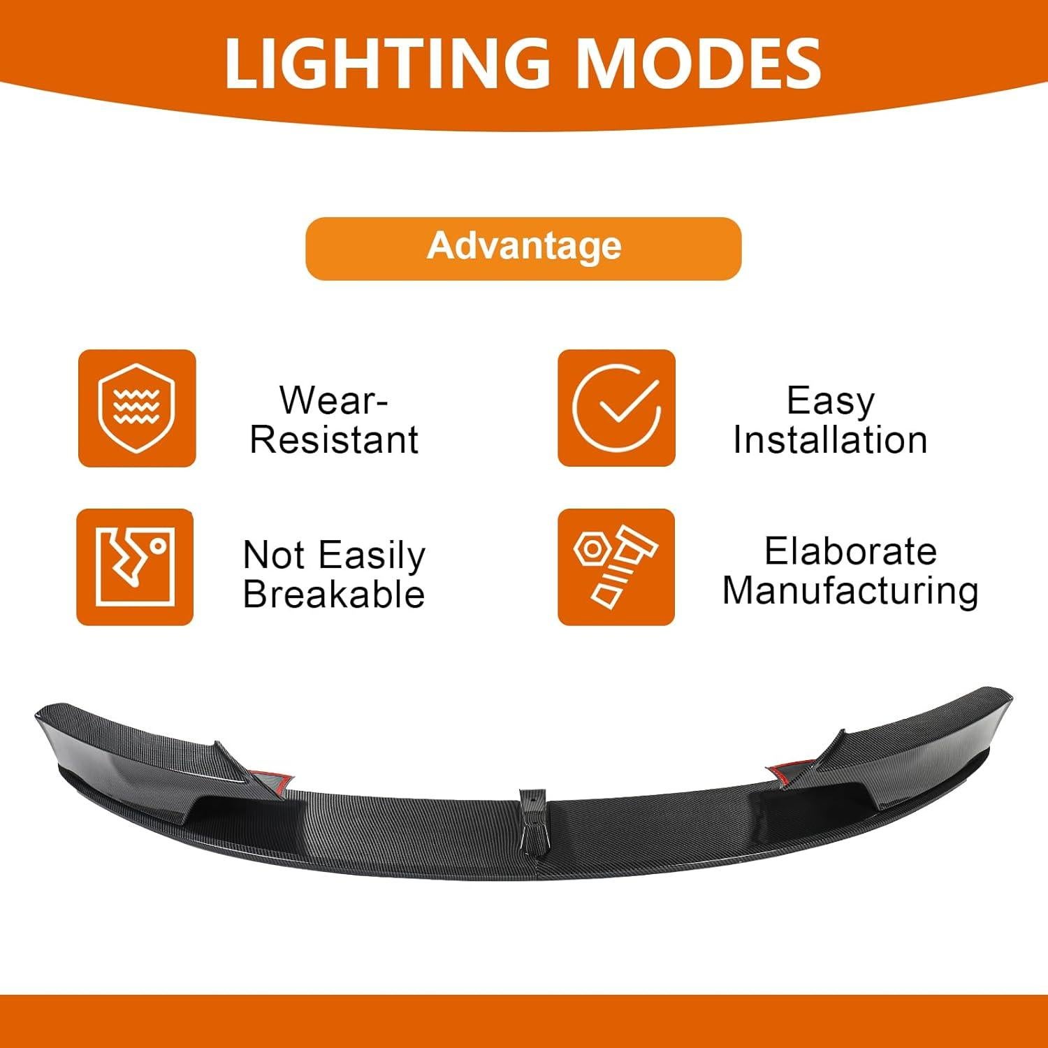 Labio Frontal BMW Serie 3 F30 F35 2013-2018 ABS Carbono