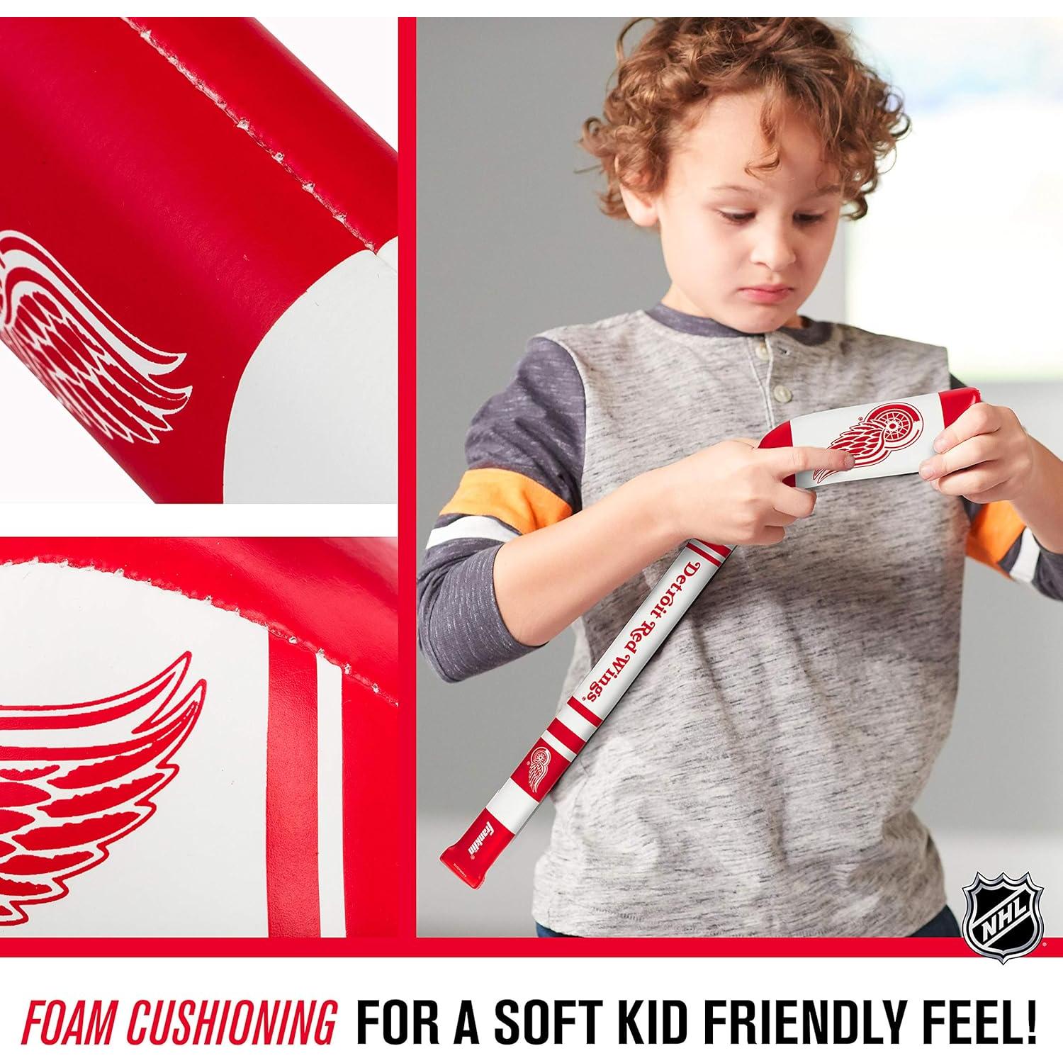Conjunto Hockey Suave Franklin Sports Detroit Red Wings
