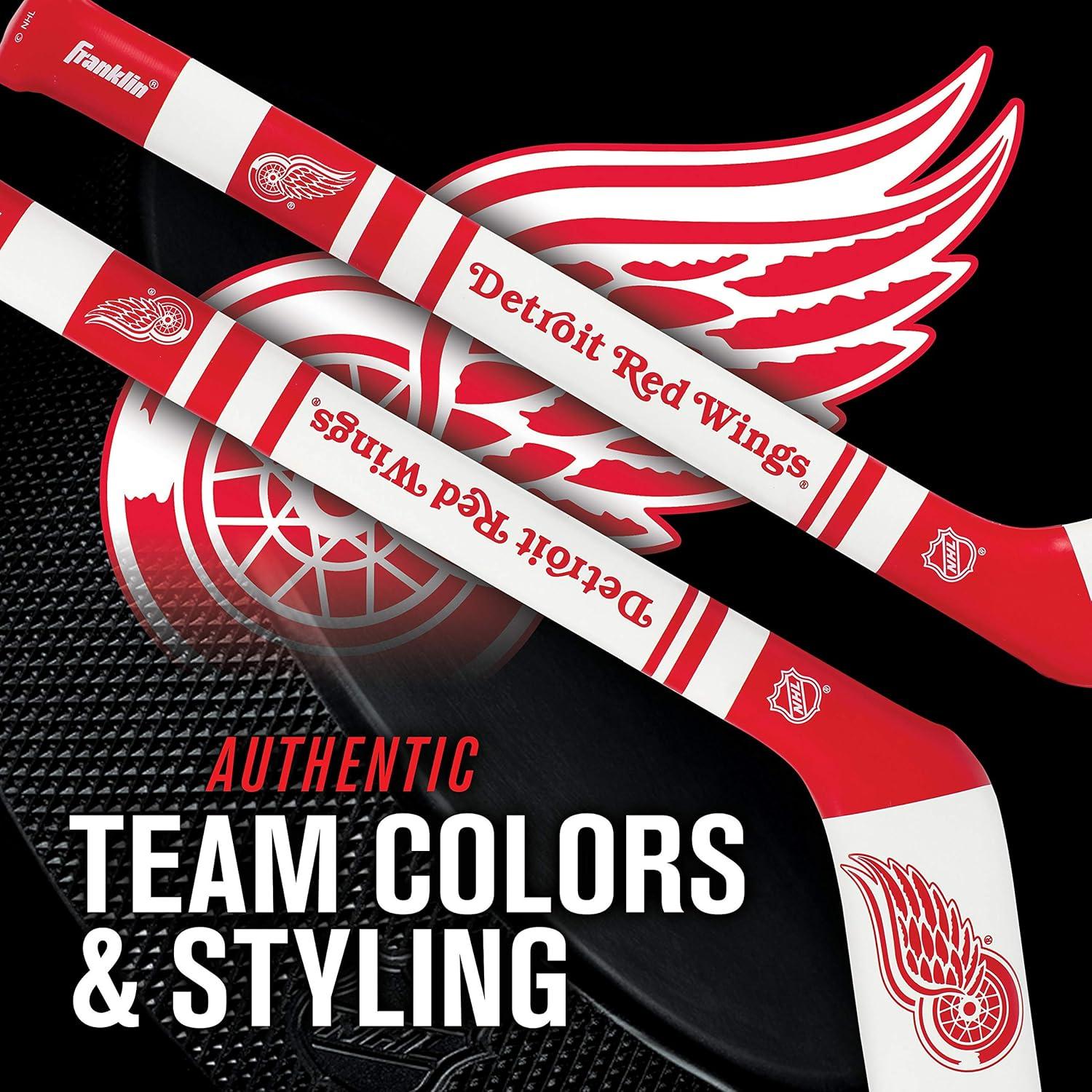 Conjunto Hockey Suave Franklin Sports Detroit Red Wings