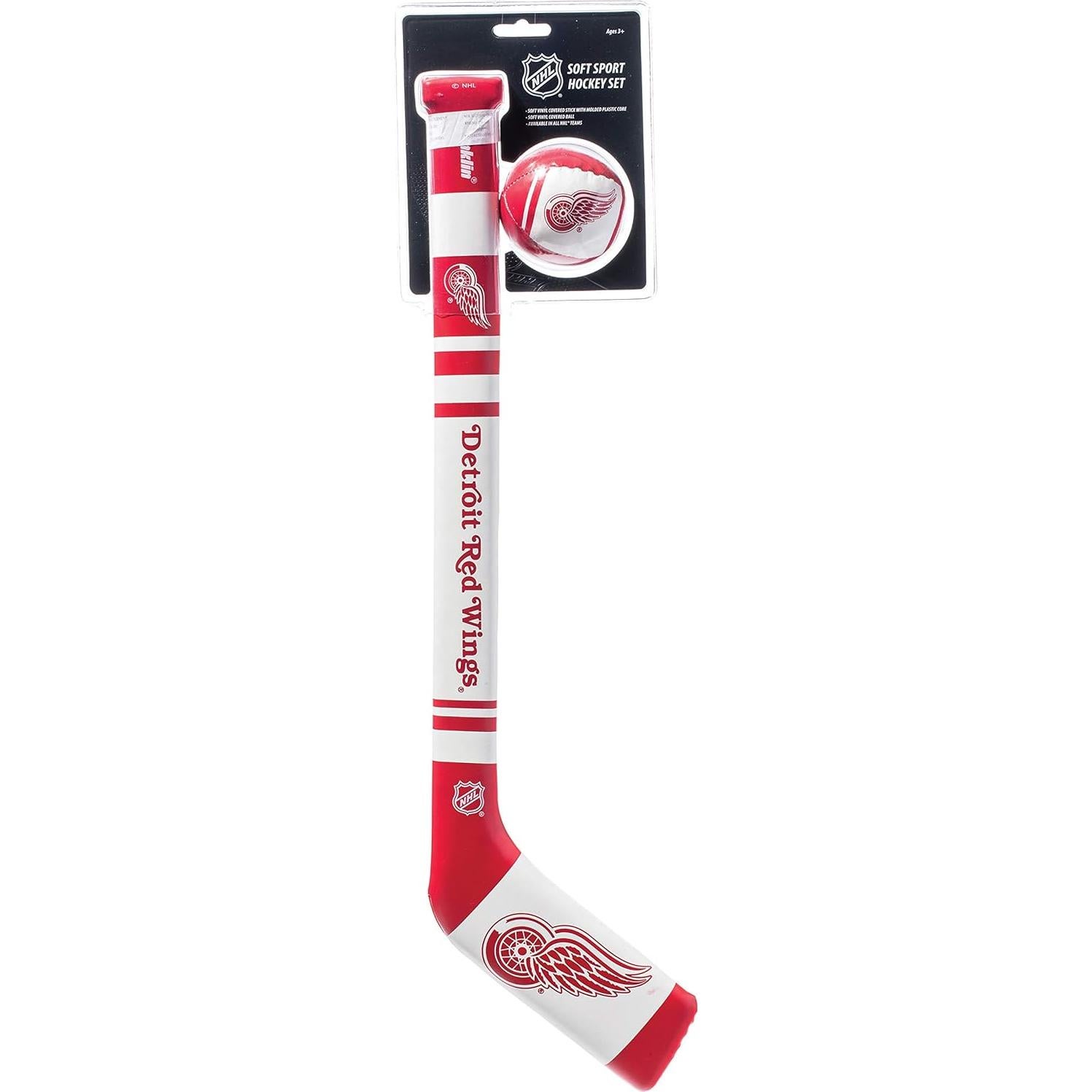 Conjunto Hockey Suave Franklin Sports Detroit Red Wings