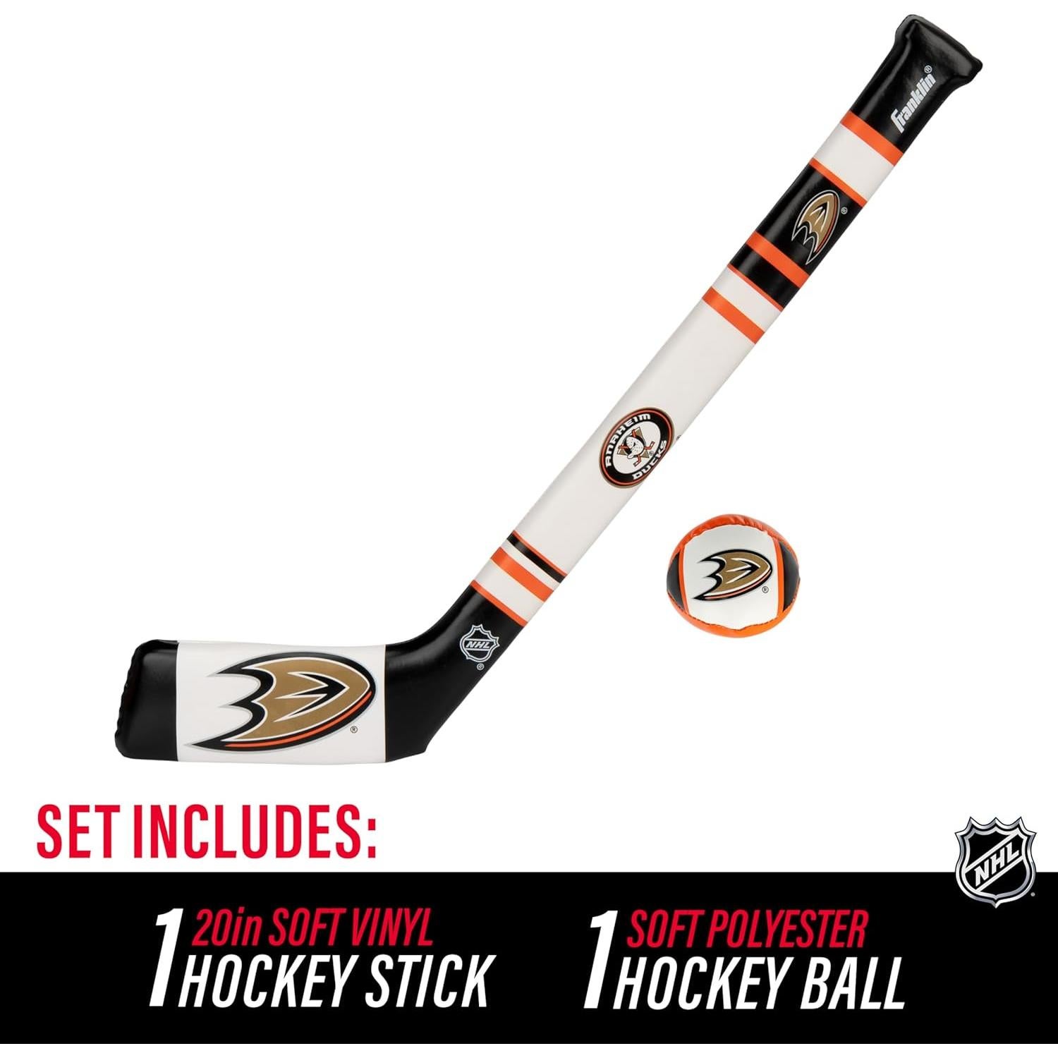 Conjunto Hockey Suave NHL Franklin Sports Anaheim Ducks