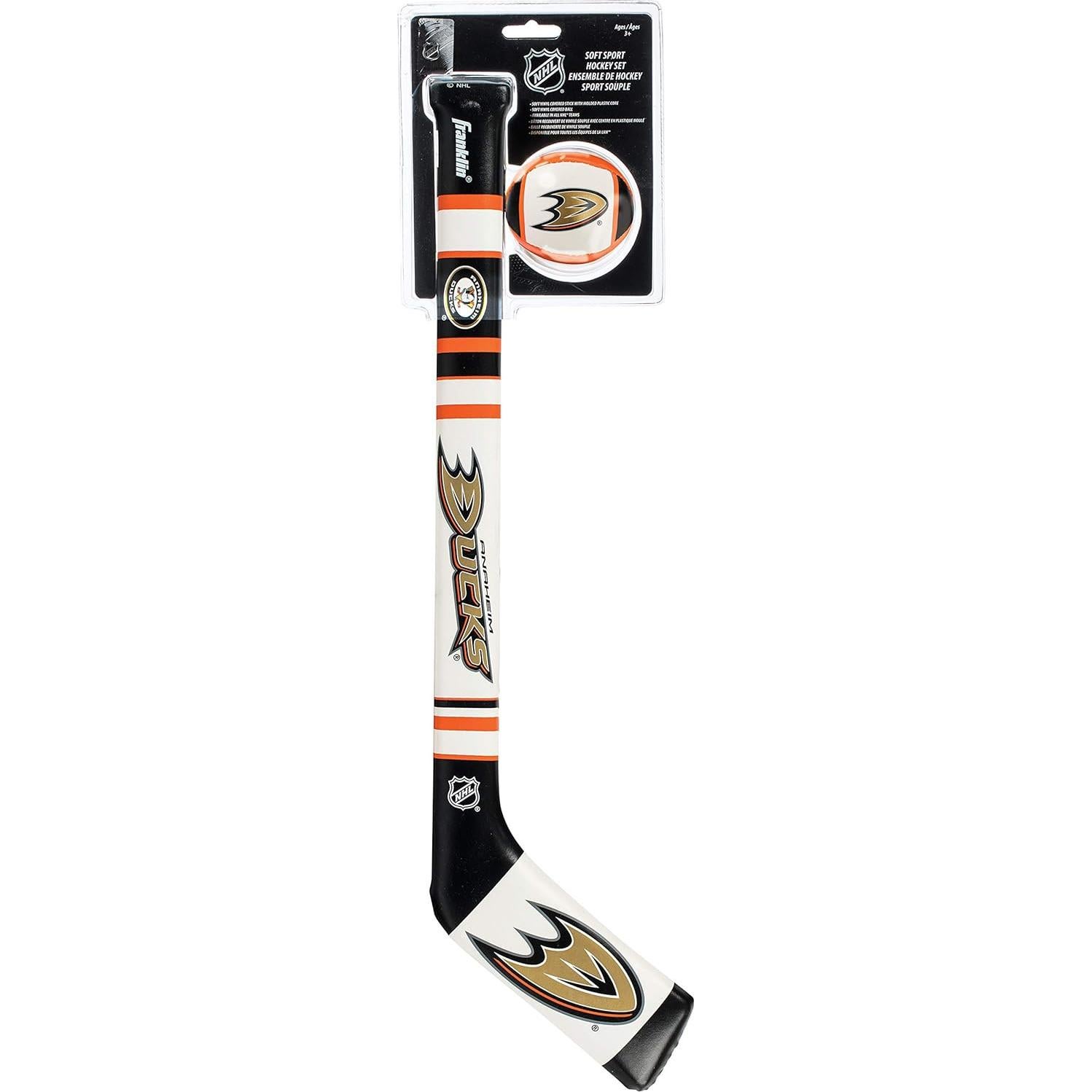 Conjunto Hockey Suave NHL Franklin Sports Anaheim Ducks