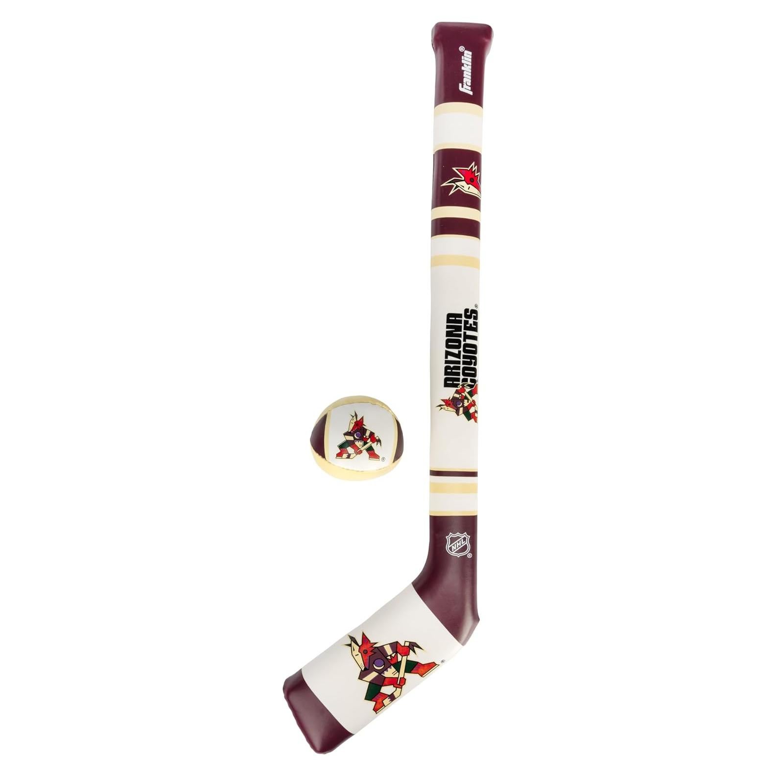 Conjunto Hockey Suave Franklin Sports Coyotes - 2 Palos y Pelota