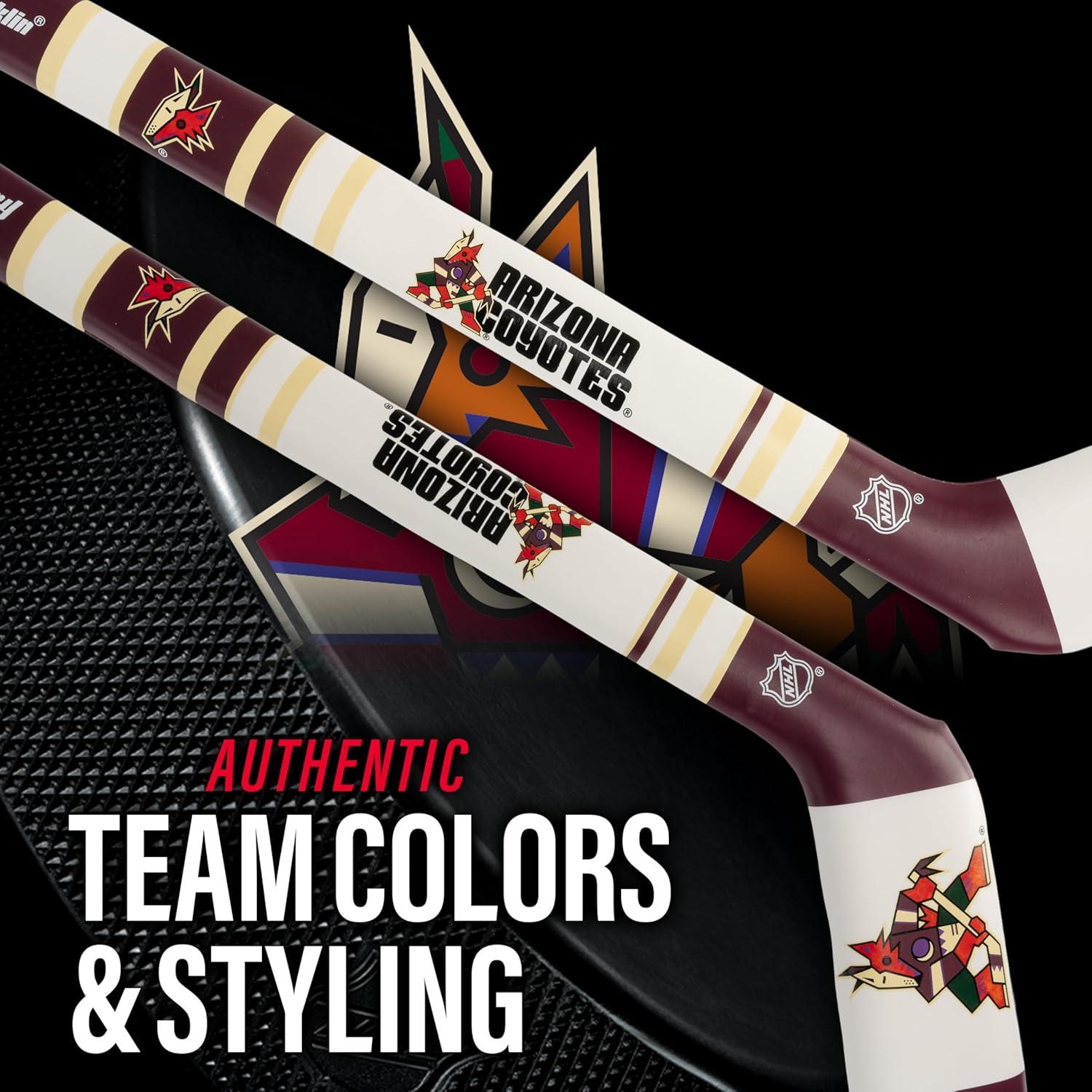 Conjunto Hockey Suave Franklin Sports Coyotes - 2 Palos y Pelota