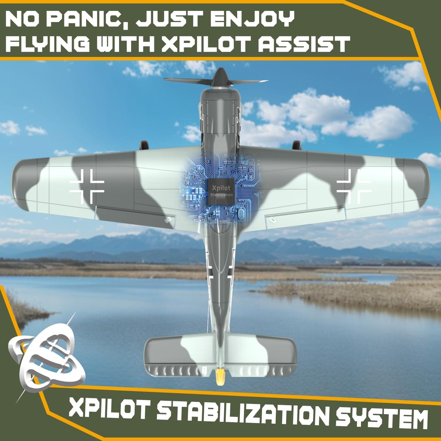 Avián RC ANBURI FW190 4 Canales con Estabilización