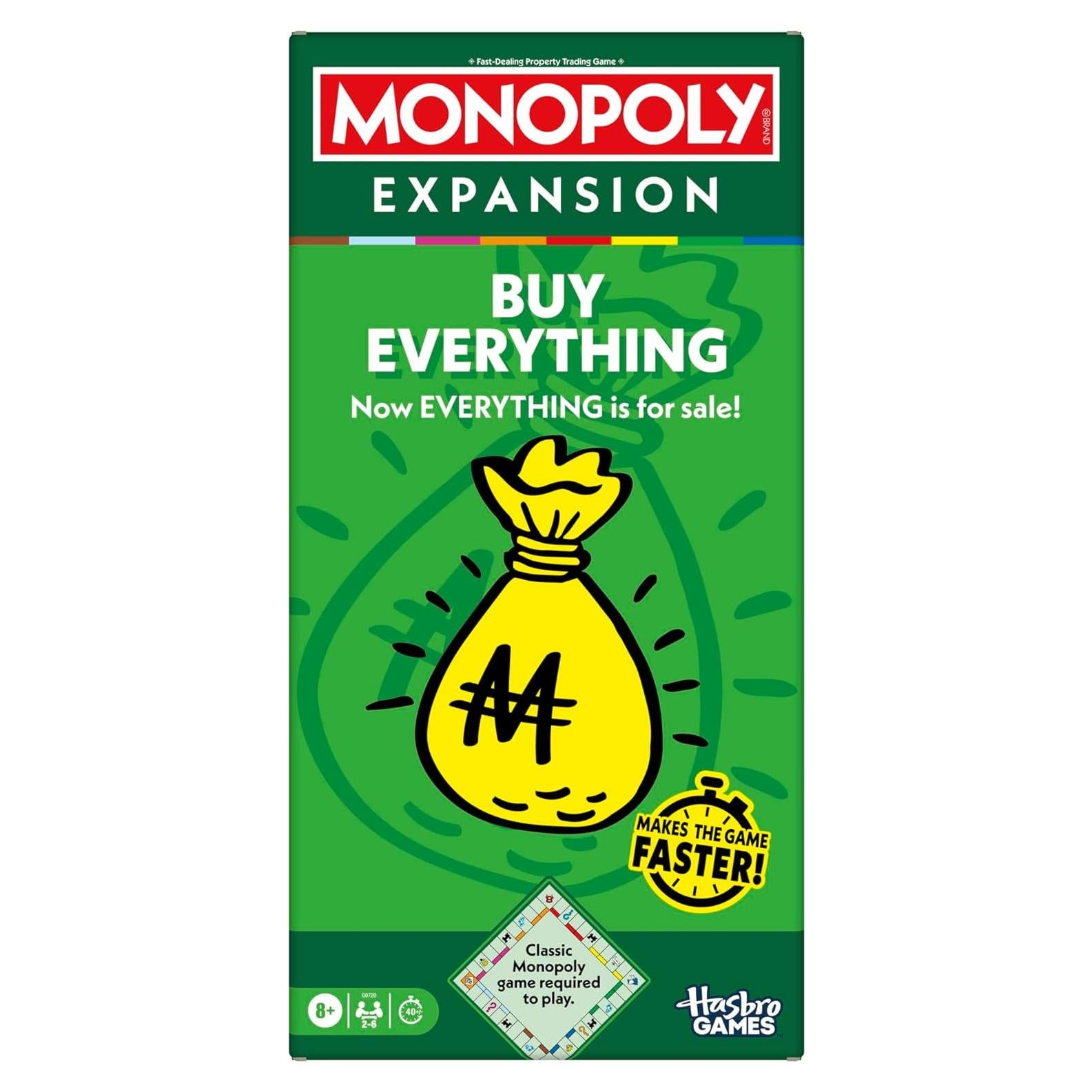 Expansión Monopoly Compra Todo Hasbro | Juego Rápido 40 Min