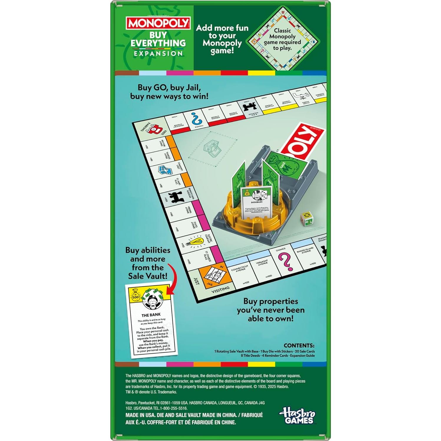 Expansión Monopoly Compra Todo Hasbro | Juego Rápido 40 Min