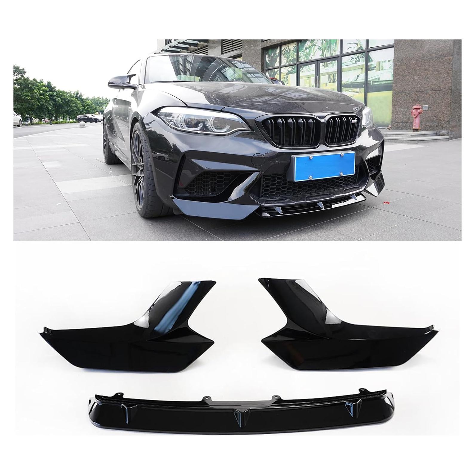 Divisor de Labio Frontal BMW F87 M2C 2016-2020 ABS Negro