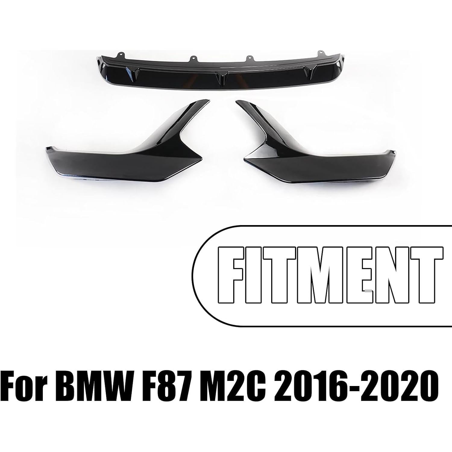 Divisor de Labio Frontal BMW F87 M2C 2016-2020 ABS Negro