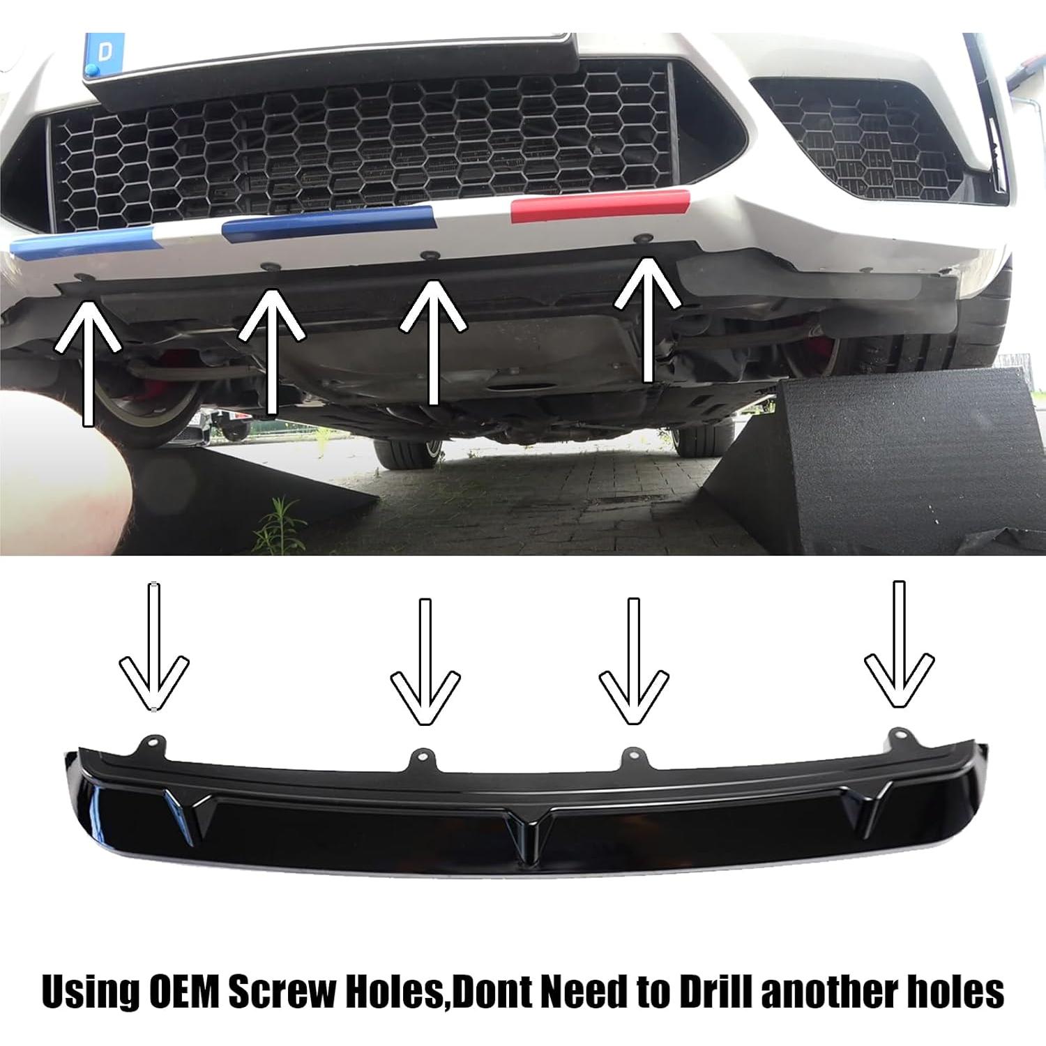 Divisor de Labio Frontal BMW F87 M2C 2016-2020 ABS Negro