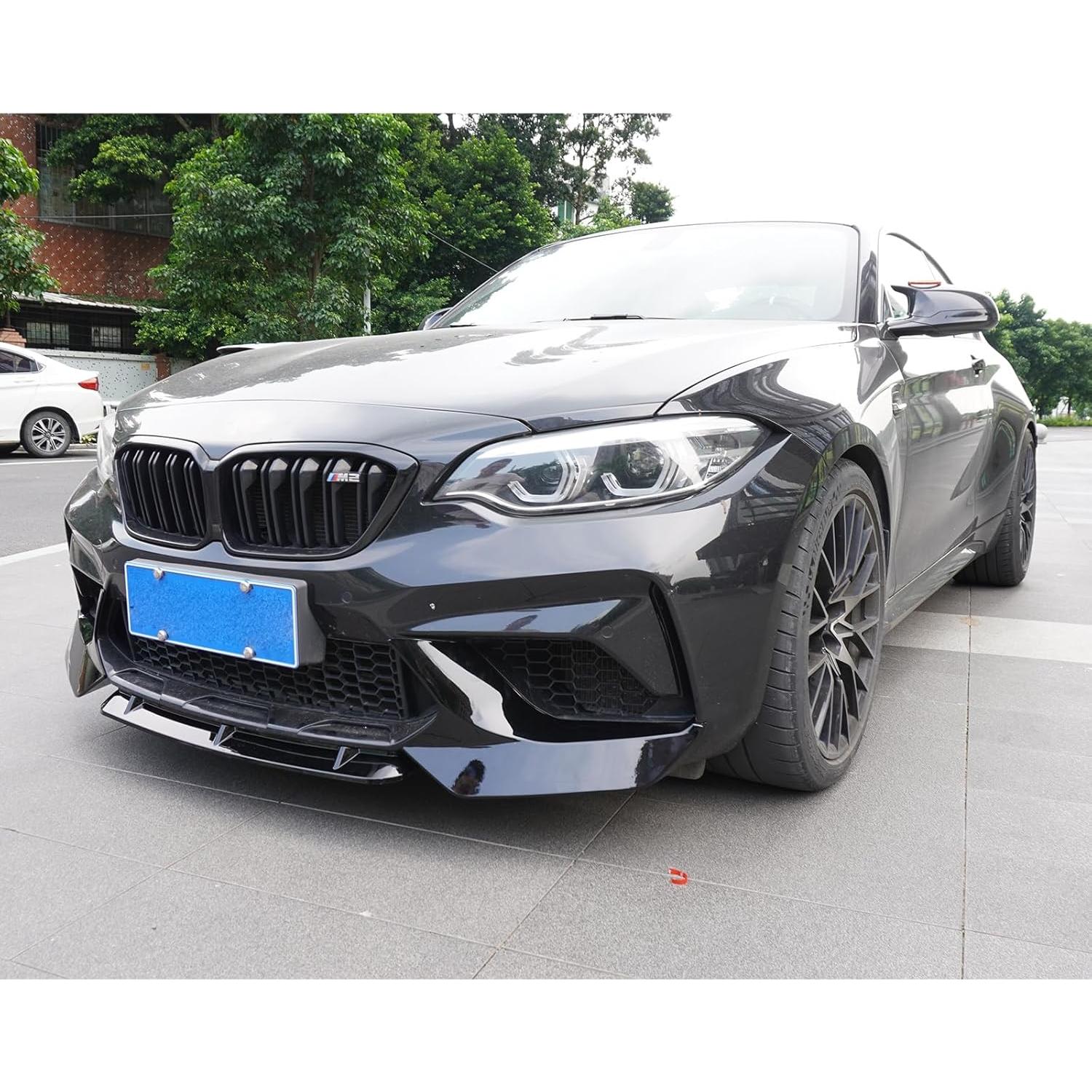 Divisor de Labio Frontal BMW F87 M2C 2016-2020 ABS Negro