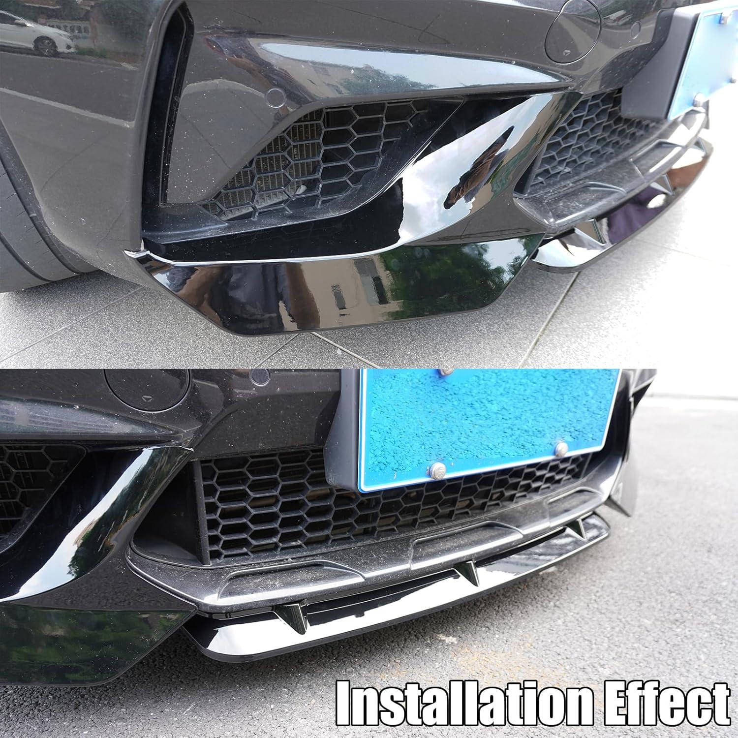 Divisor de Labio Frontal BMW F87 M2C 2016-2020 ABS Negro