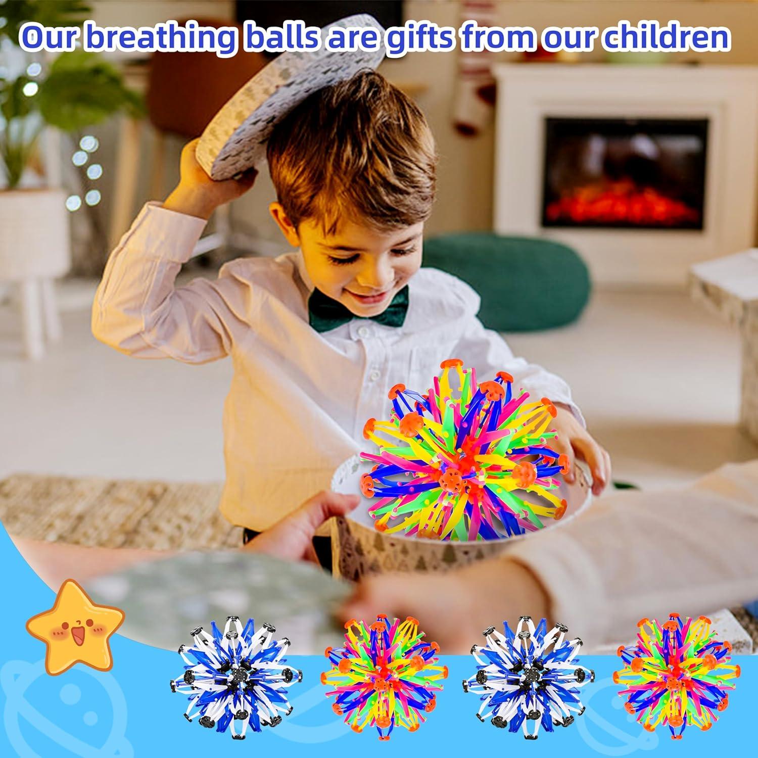 Juguete de Bola Expandible AGSIXZLAN para Niños 1-3 Años