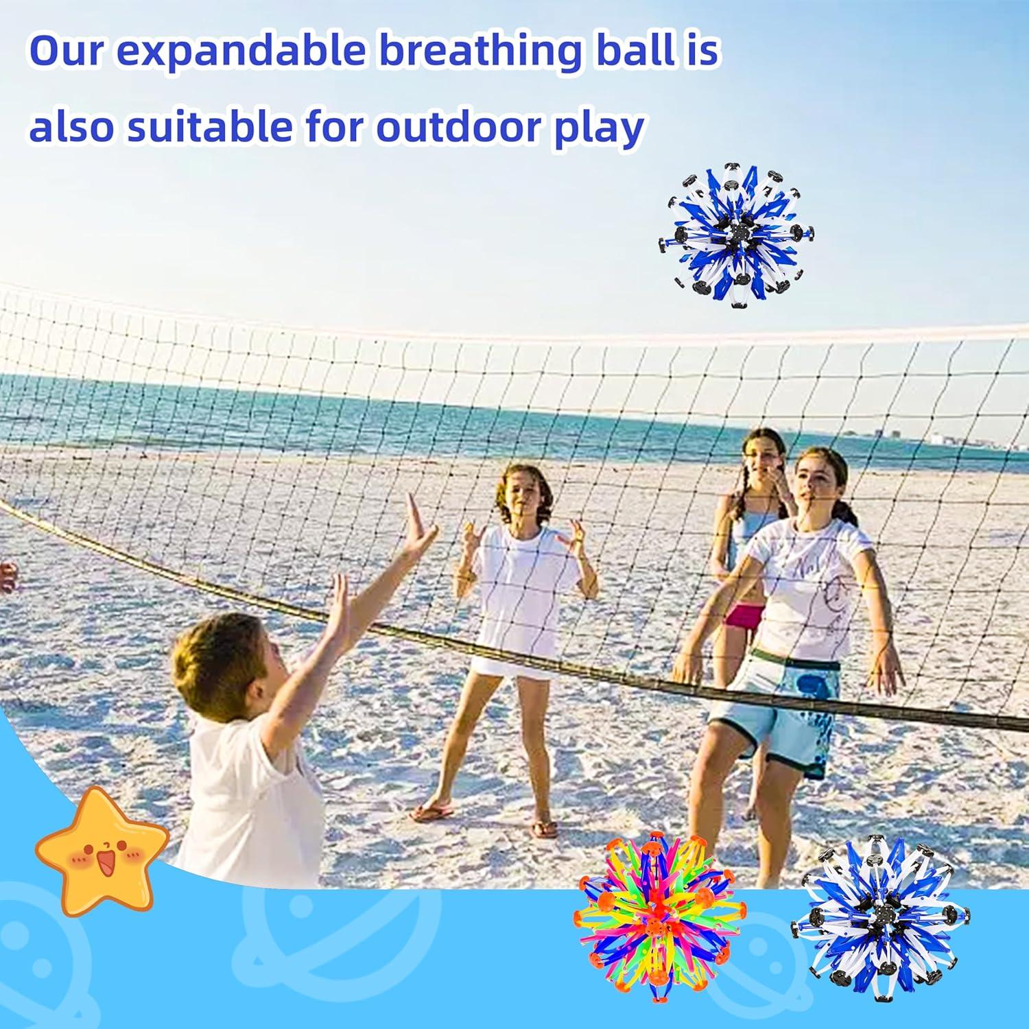 Bola Expandible AGSIXZLAN para Alivio de Estrés 2 Pcs