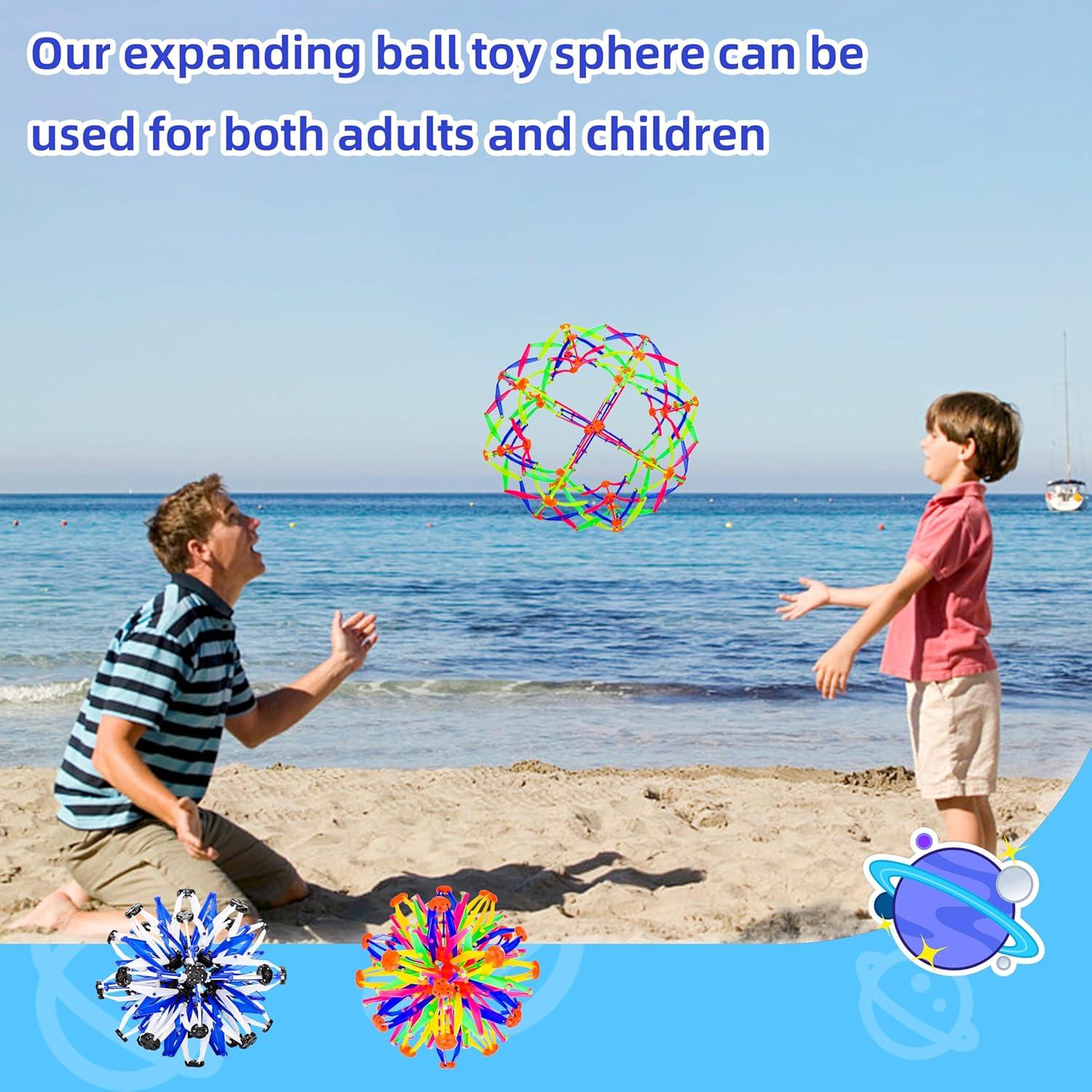 Bola Expandible AGSIXZLAN para Alivio de Estrés 2 Pcs