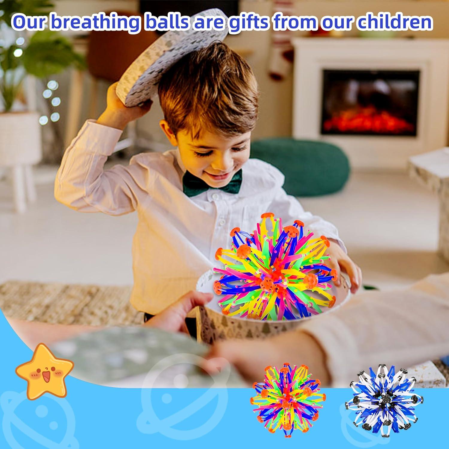 Bola Expandible AGSIXZLAN para Alivio de Estrés 2 Pcs