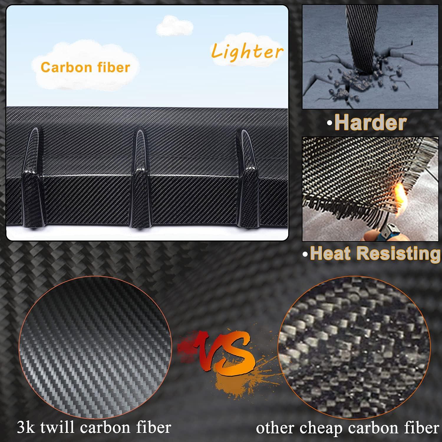 Difusor Trasero de Fibra de Carbono Kit Mcarcar para BMW E92 E93