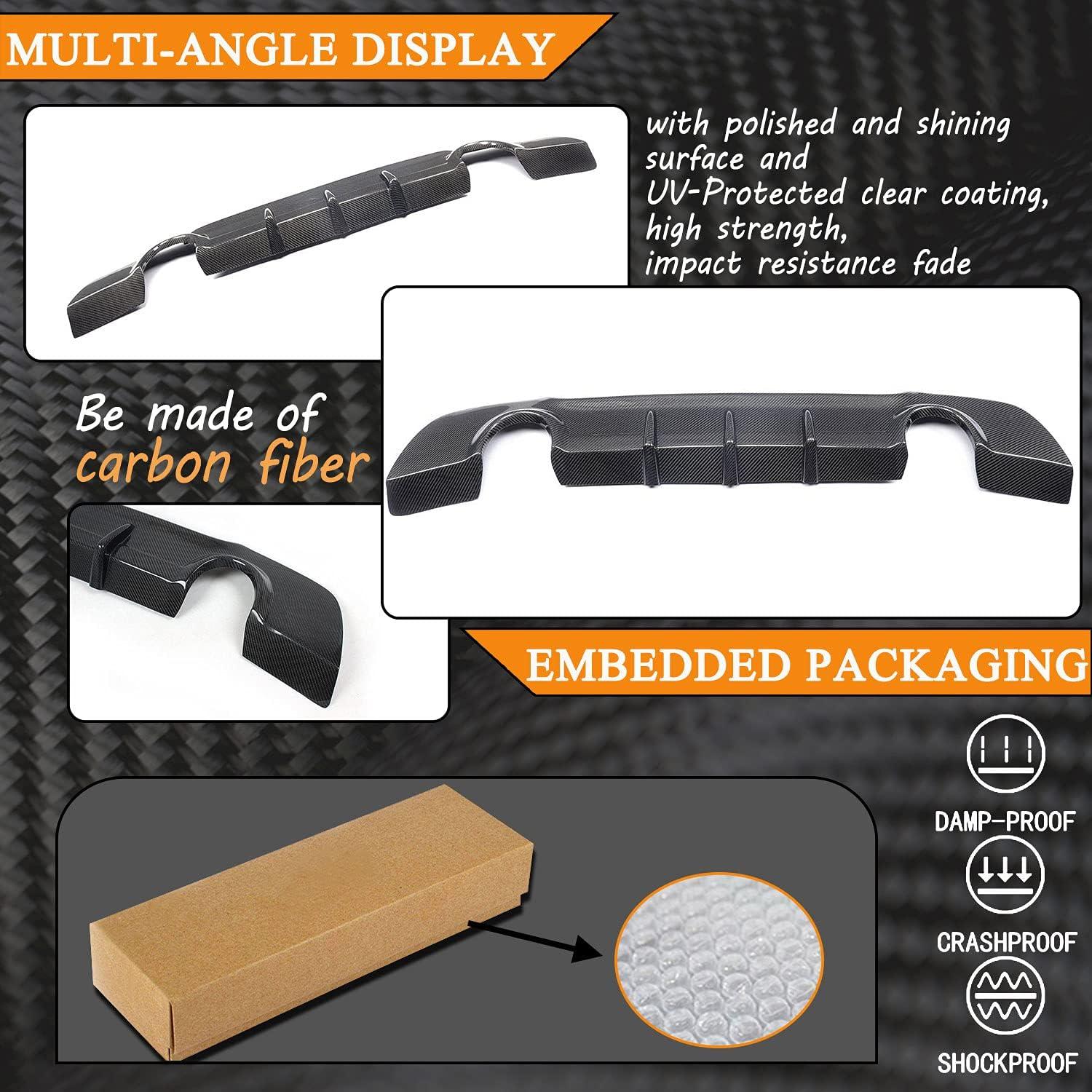 Difusor Trasero de Fibra de Carbono Kit Mcarcar para BMW E92 E93