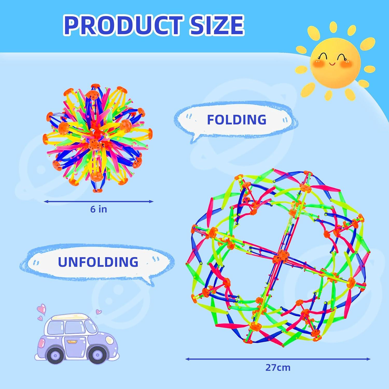 Bola Expandible AGSIXZLAN Juguete Antiestrés para Niños