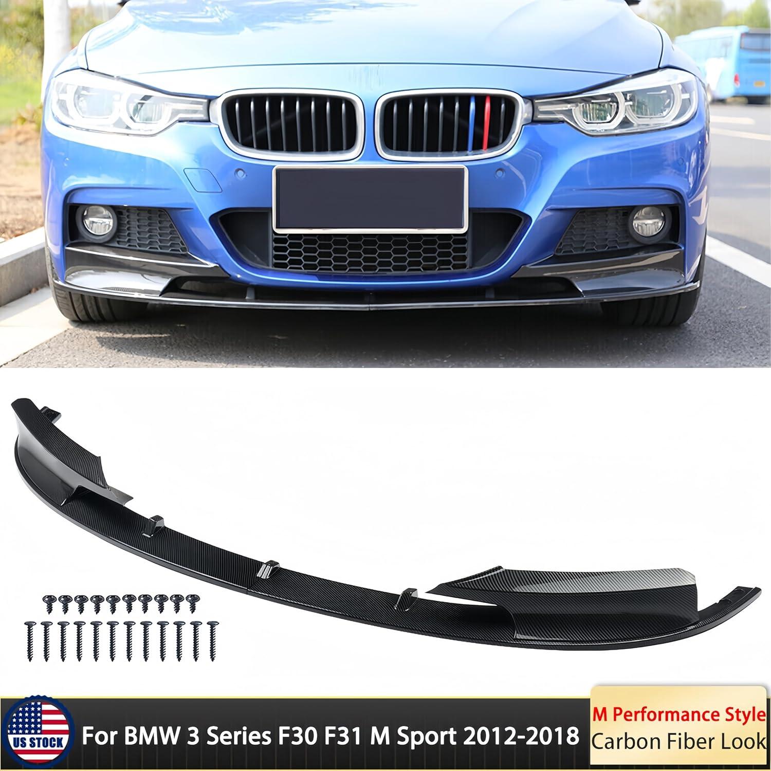 Divisor de Labio de Parachoques Frontal WheelX F30 F31 M Sport