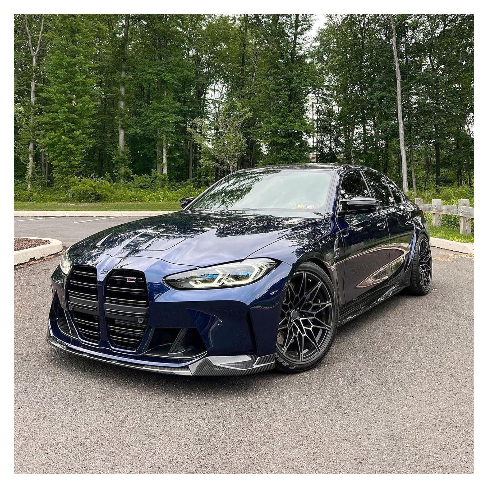 Divisor de Parachoques Delantero BMW G80 M3 M4 2021-2024 Fibra de Carbono