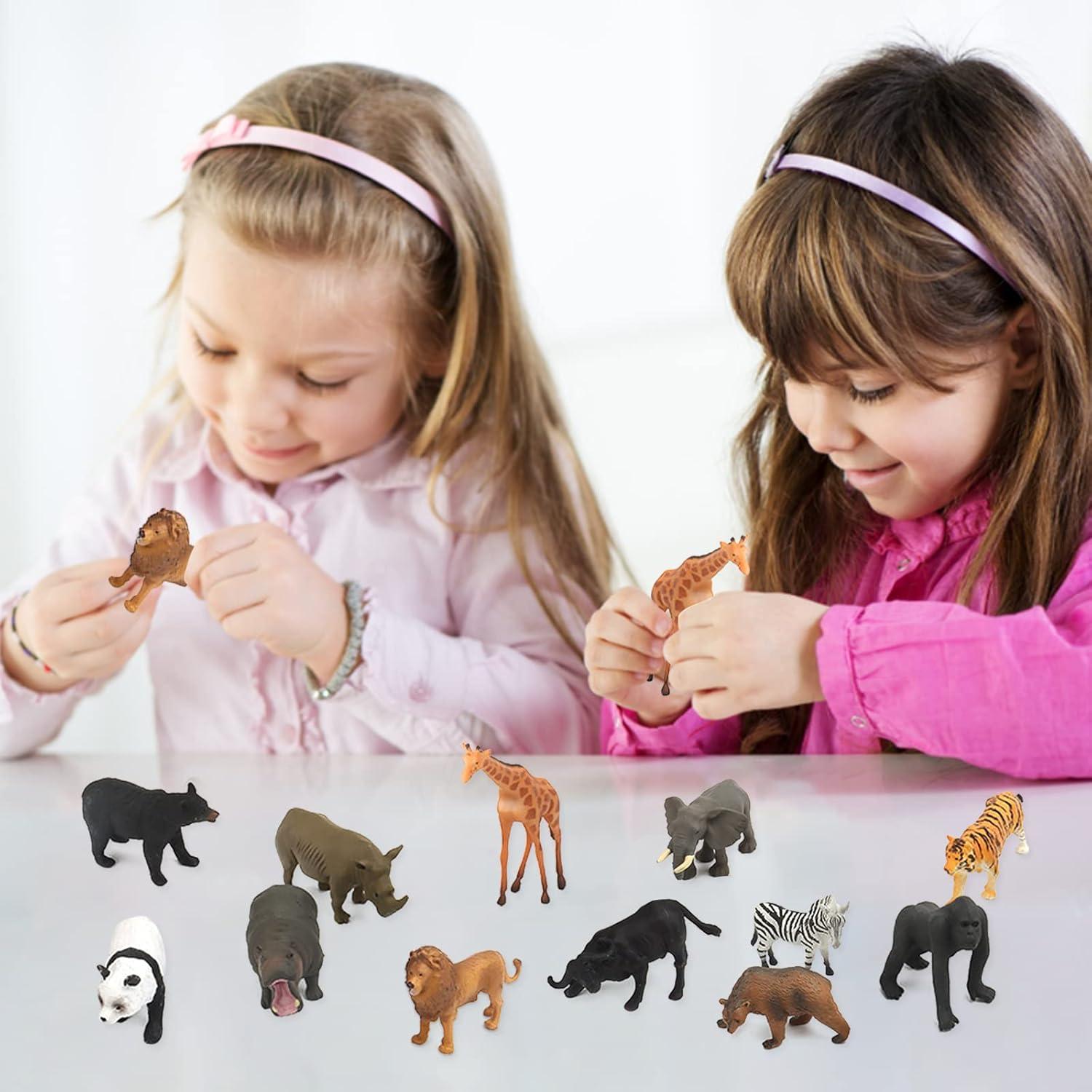 Juego de Emparejamiento de Animales Esoes 12 Figuras Educativas