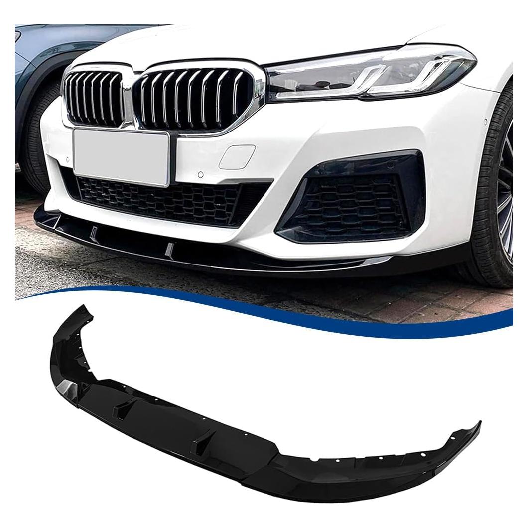Labio Frontal BMW G30 LCI 2021-2023 M-Sport ABS Negro Brillante