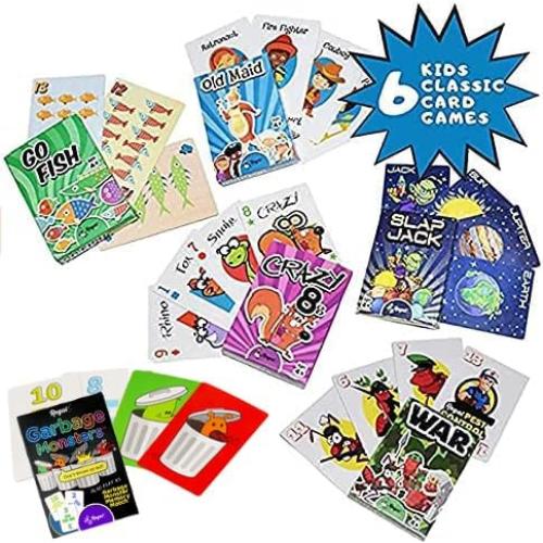 Juegos de Cartas para Niños Regal Games - 6 Juegos Clásicos
