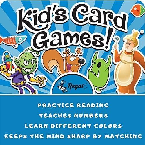 Juegos de Cartas para Niños Regal Games - 6 Juegos Clásicos