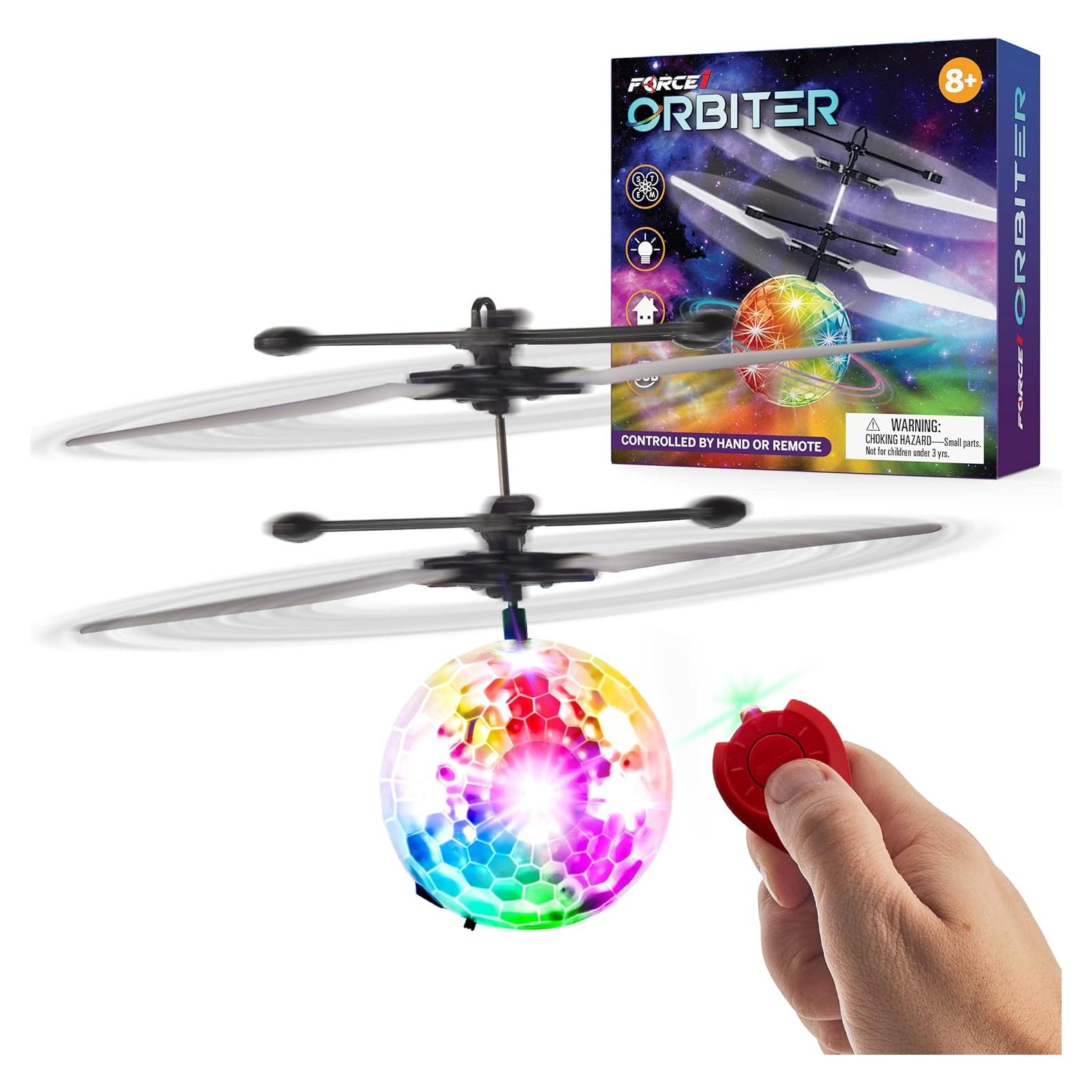 Drone Volador Orbiter Force1 Multicolor Recargable 10.8cm