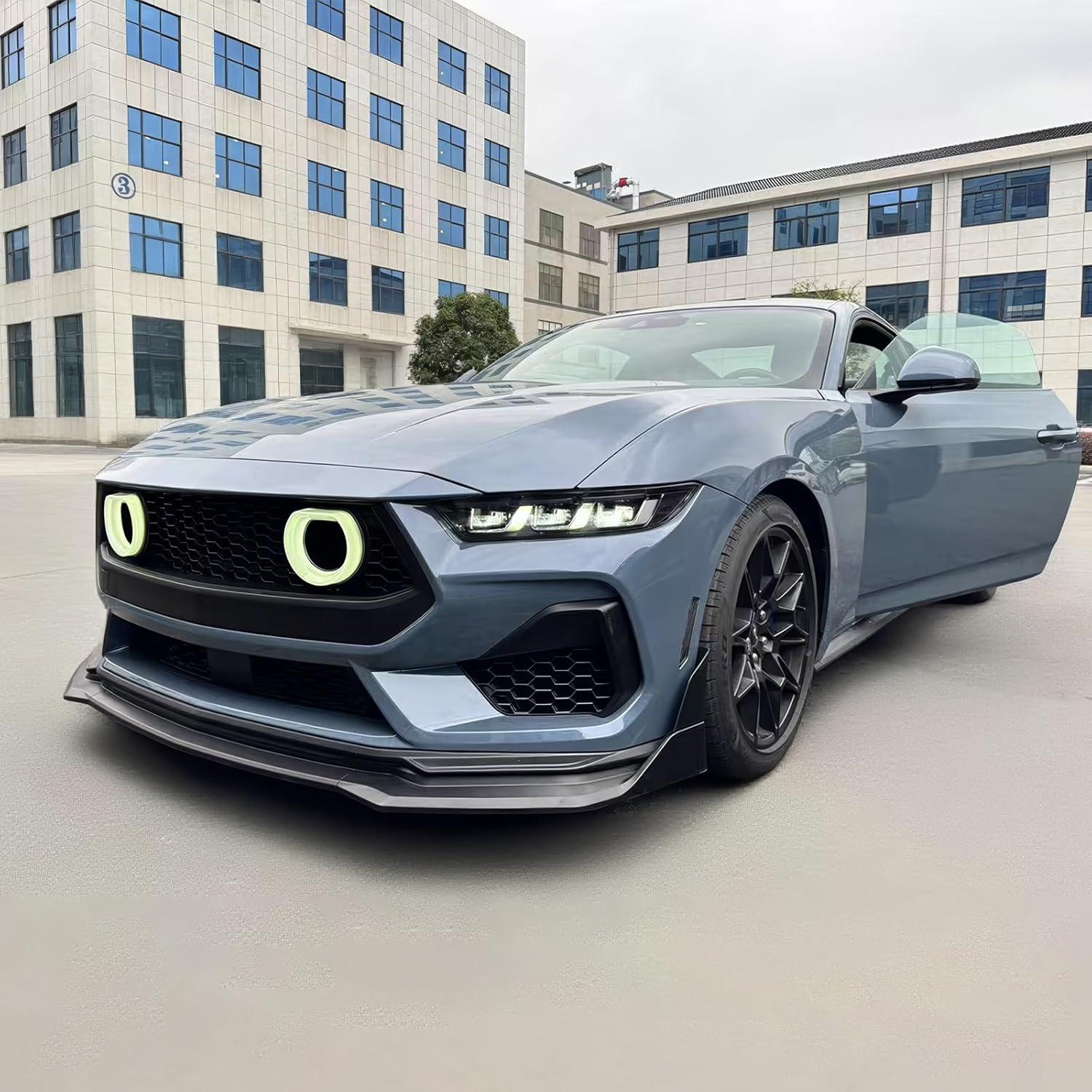 Labio Parachoques Frontal FREEMOTOR802 para Ford Mustang 2024-2026