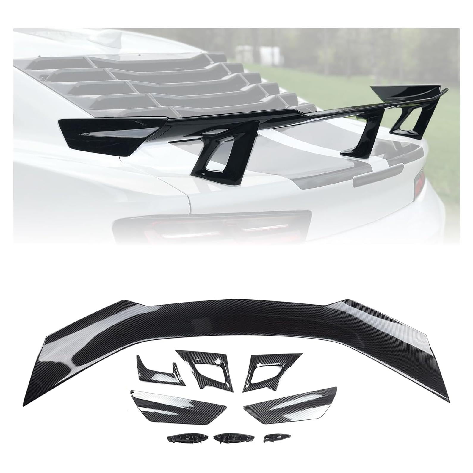 Difusor de Parachoques Trasero Chevrolet Camaro 2016-2024 Fibra de Carbono