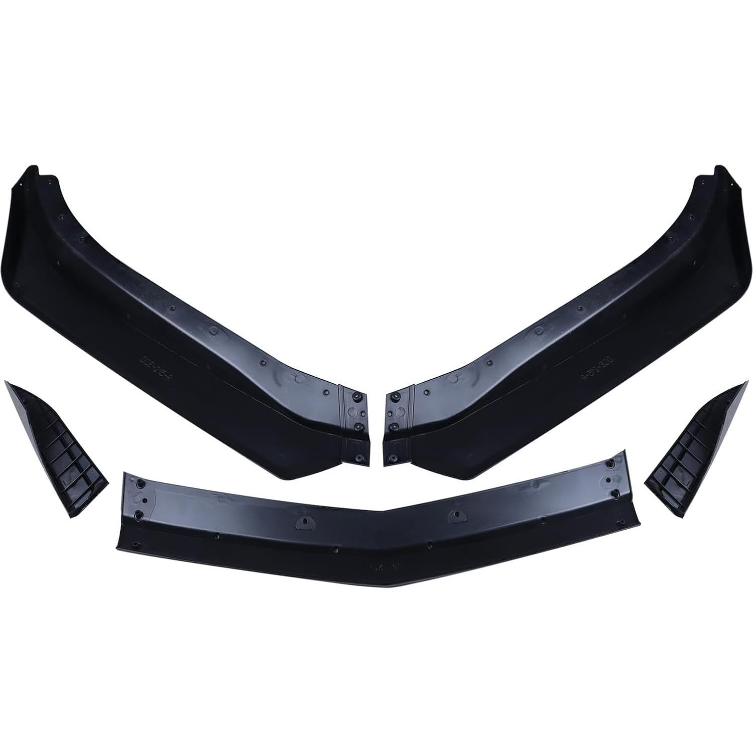 Labio Divisor de Parachoques Frontal vks Negro Brillante para Chevy Camaro 2016-2023