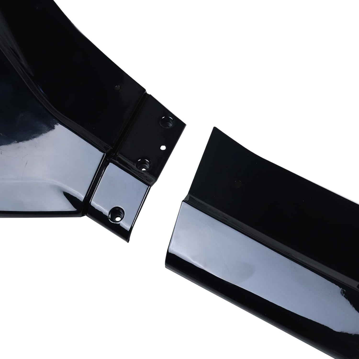 Labio Divisor de Parachoques Frontal vks Negro Brillante para Chevy Camaro 2016-2023