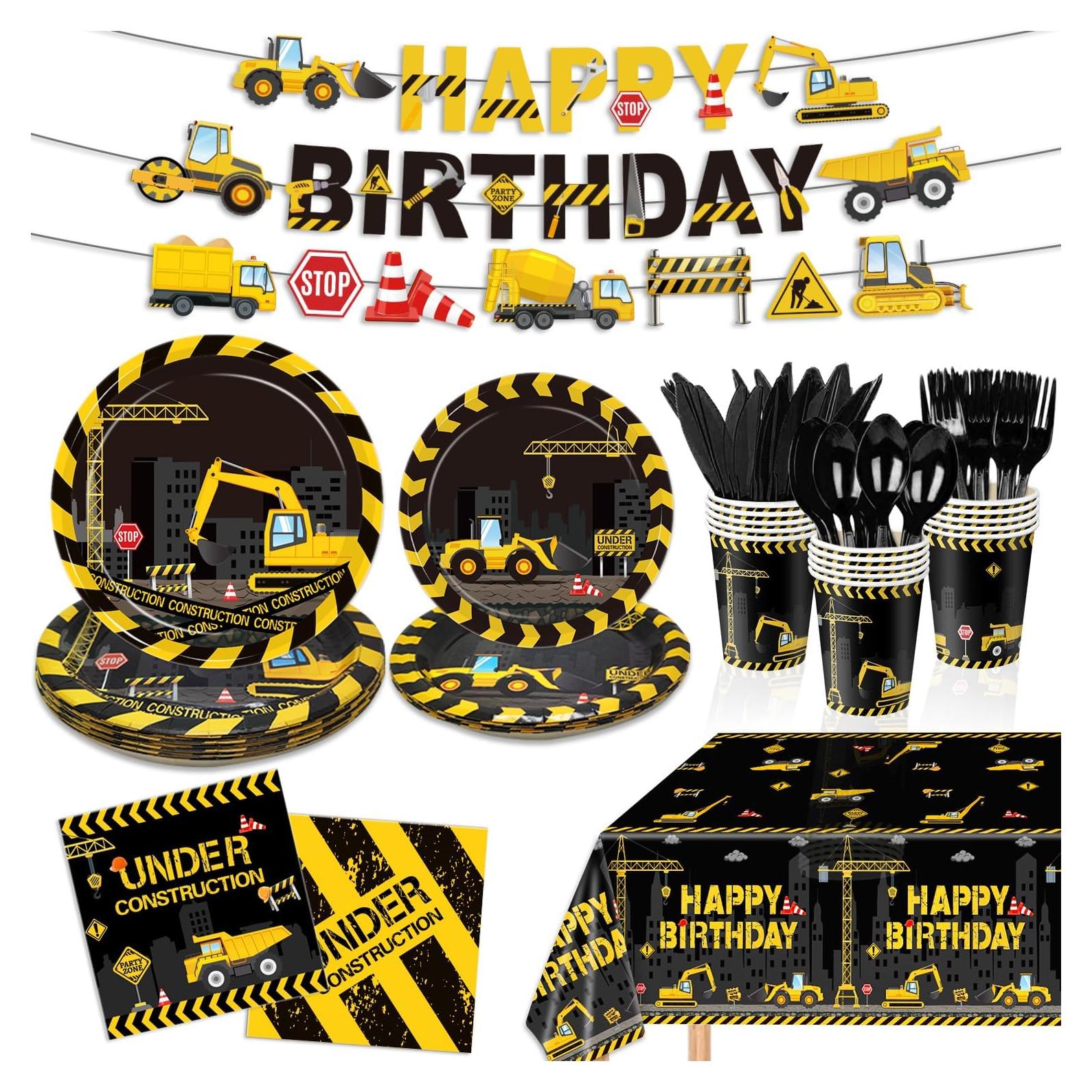 172 Piezas Suministros Fiesta Cumpleaños Construcción Oigco