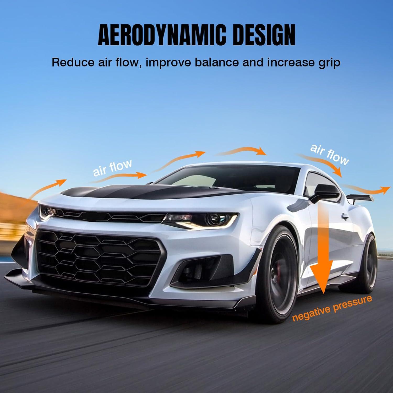 Spoiler Labio Parachoques Frontal MODILOVER para Chevy Camaro 2010-2013