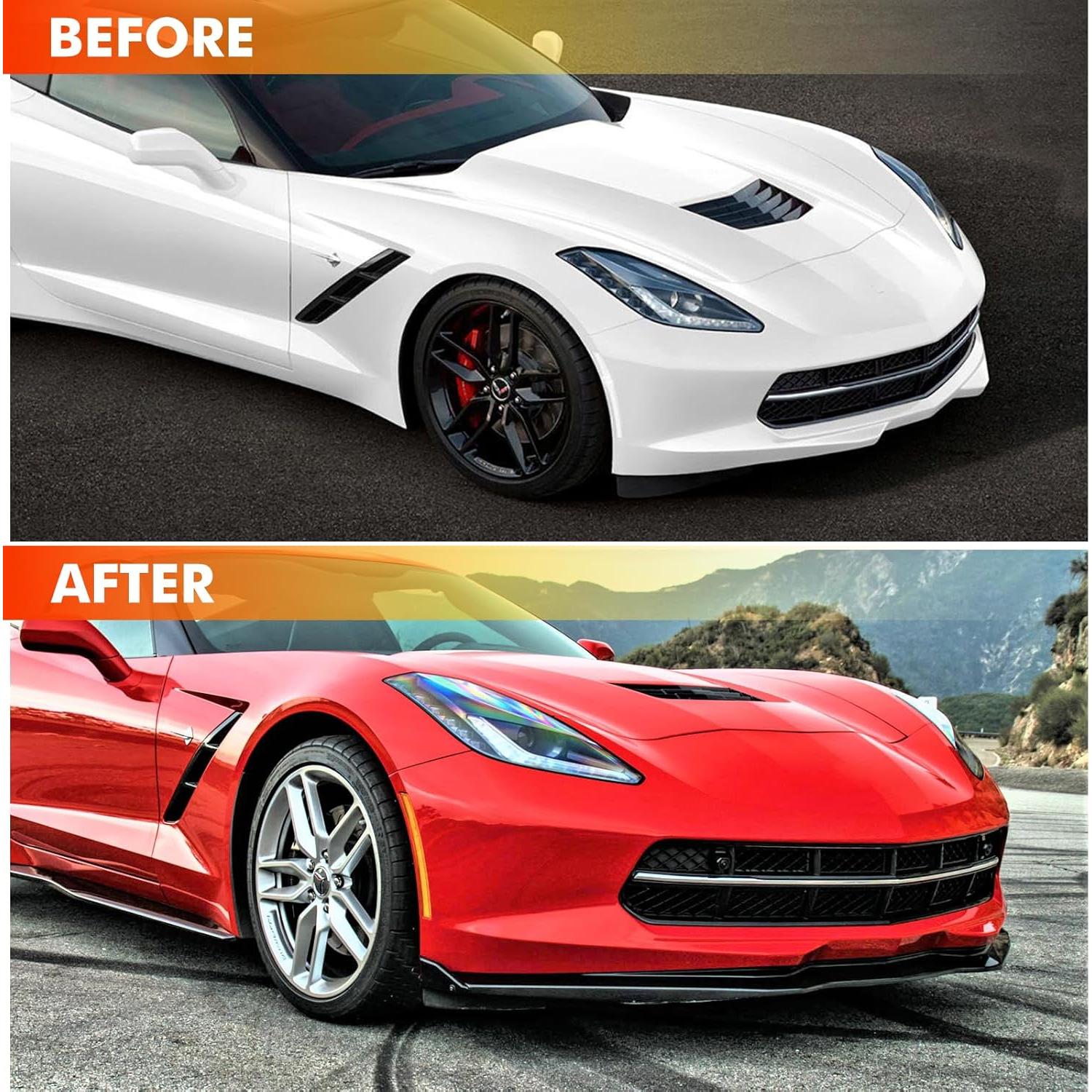 Divisor Labio Parachoques Delantero Chevy Corvette C7 2015-2019