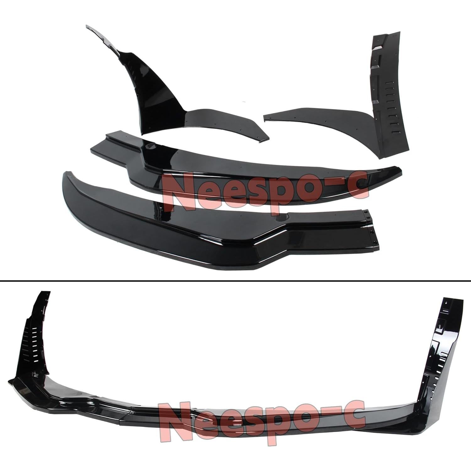 Divisor de Labio Frontal NEESPOC para Chevy Corvette C7 2014-2019