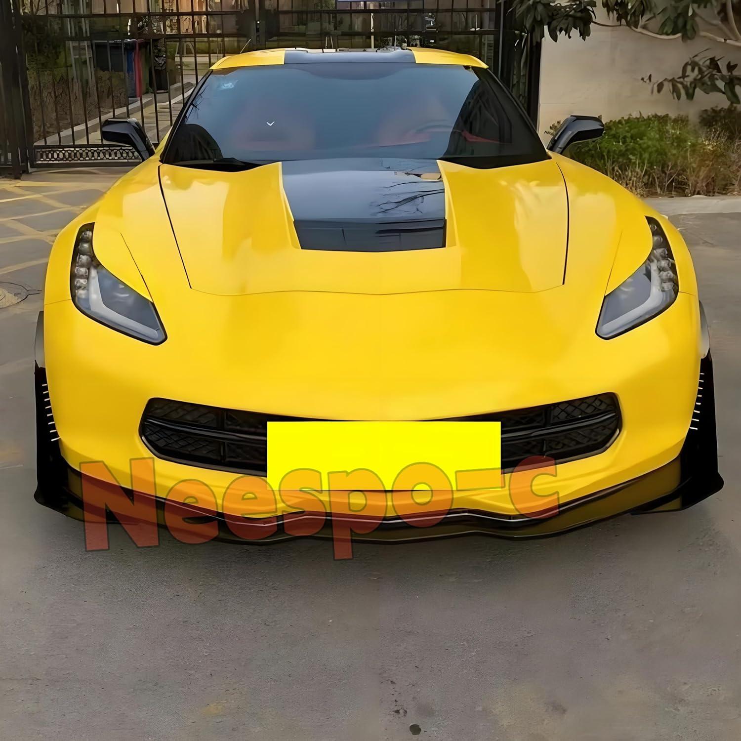 Divisor de Labio Frontal NEESPOC para Chevy Corvette C7 2014-2019