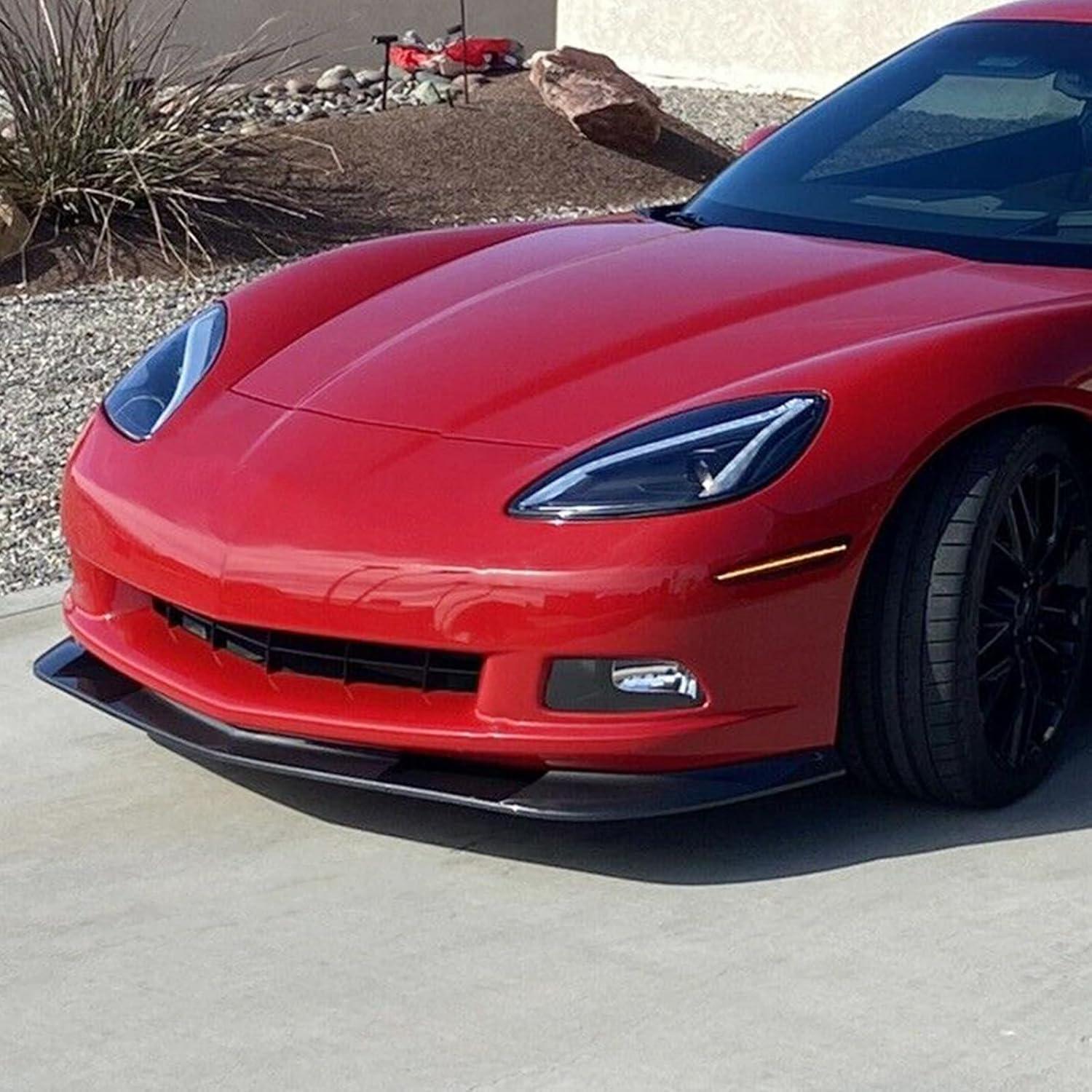 HECASA Labio de Parachoques Frontal para Chevy Corvette C6 2005-2013