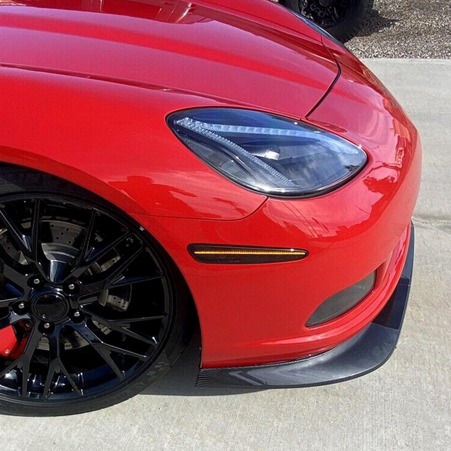 HECASA Labio de Parachoques Frontal para Chevy Corvette C6 2005-2013