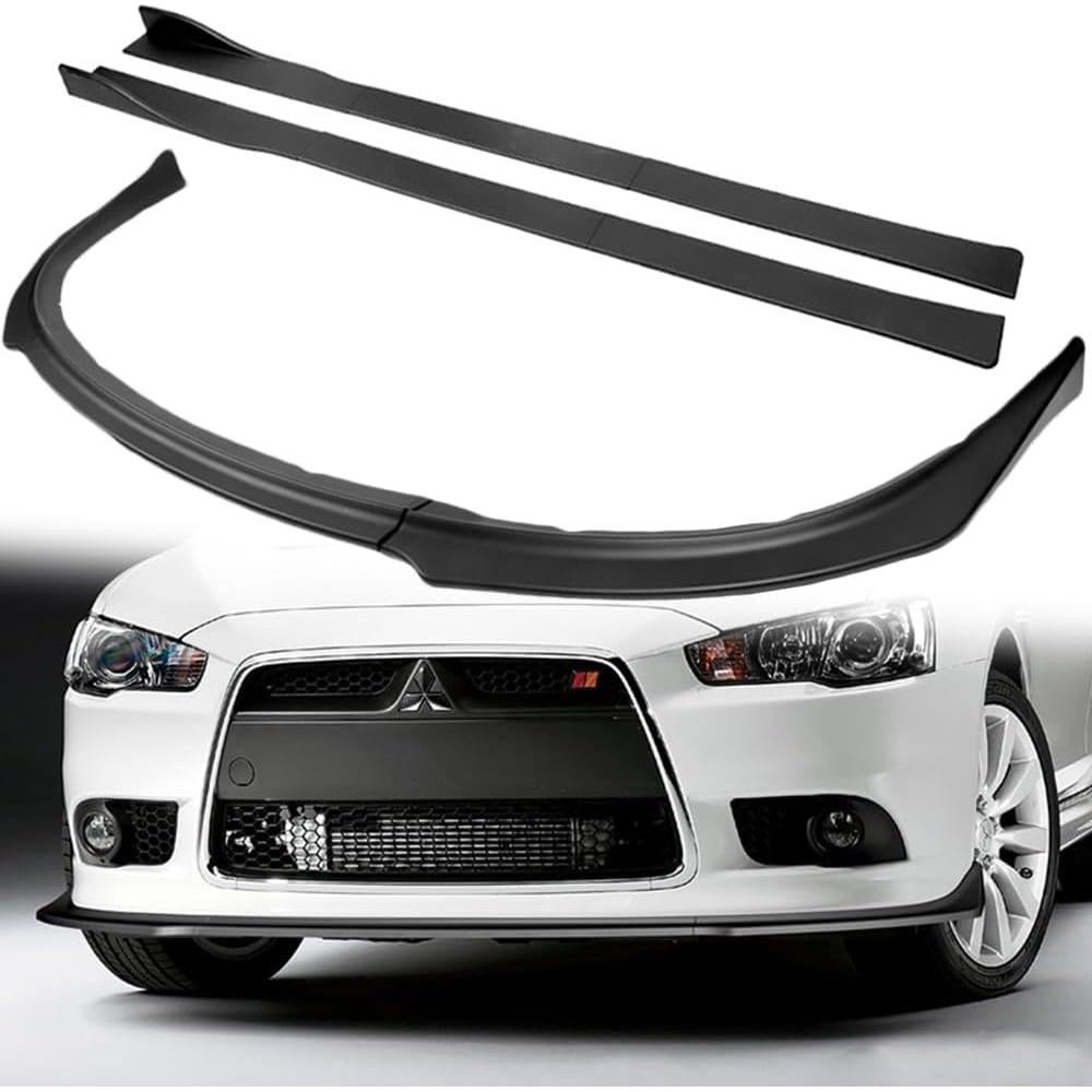 Extensiones de Labio de Parachoques Q1-TECH para Mitsubishi Lancer 2009-2015