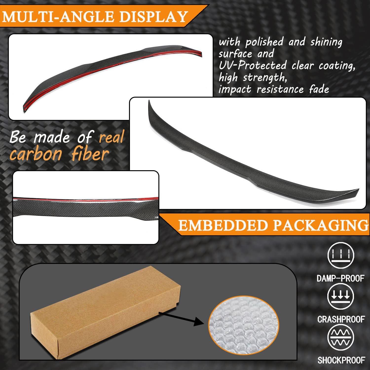 Spoiler de Maletero BMW 5 Series G30/F90 M5 2017-2023 Fibra de Carbono