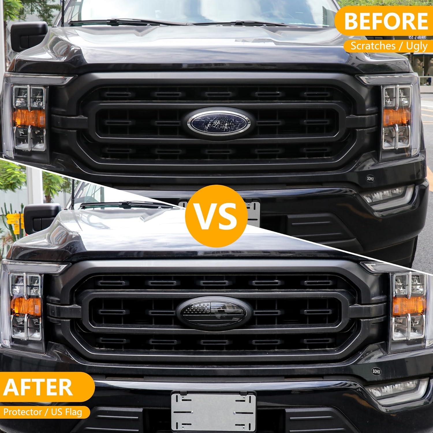 Cubierta de Emblema Frontal RERPRO para Ford F150 2015-2023