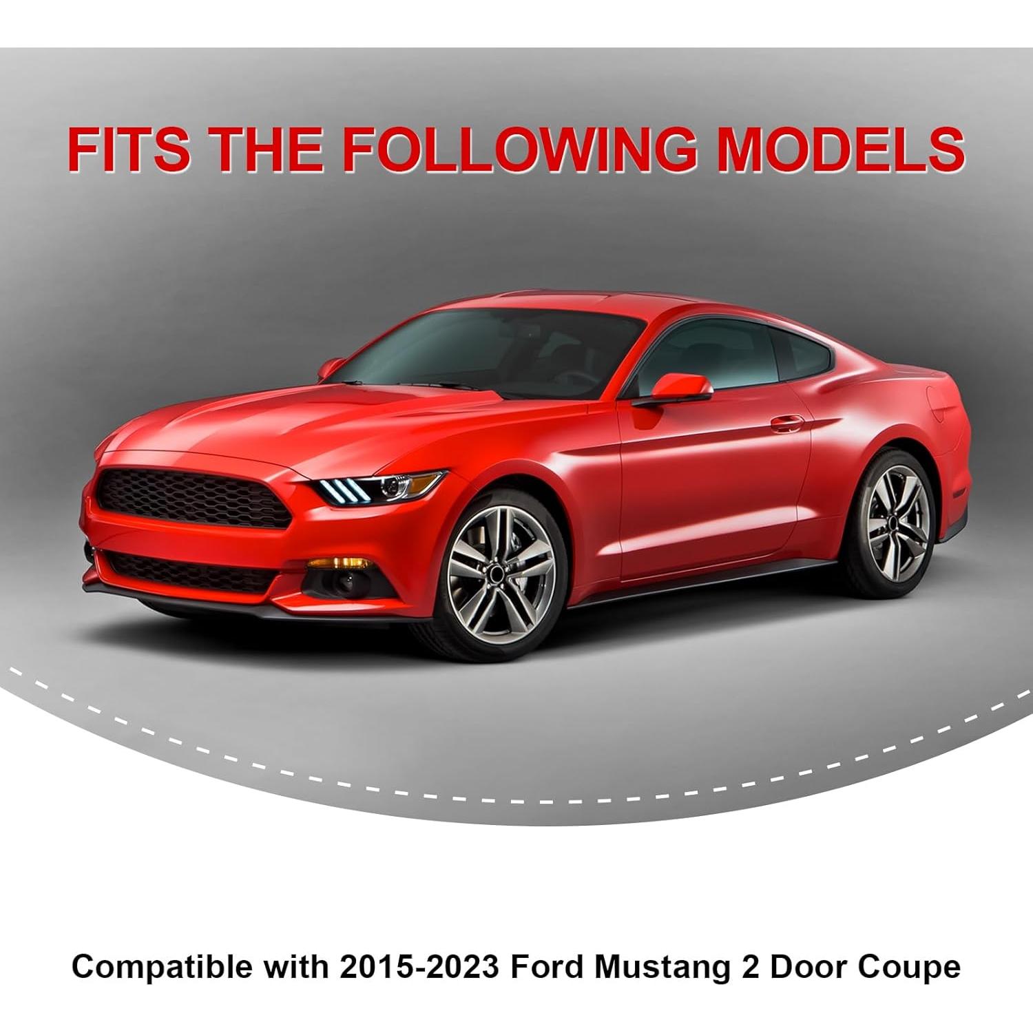 Alerón trasero fibra de carbono Fancemot Ford Mustang 2015-2023