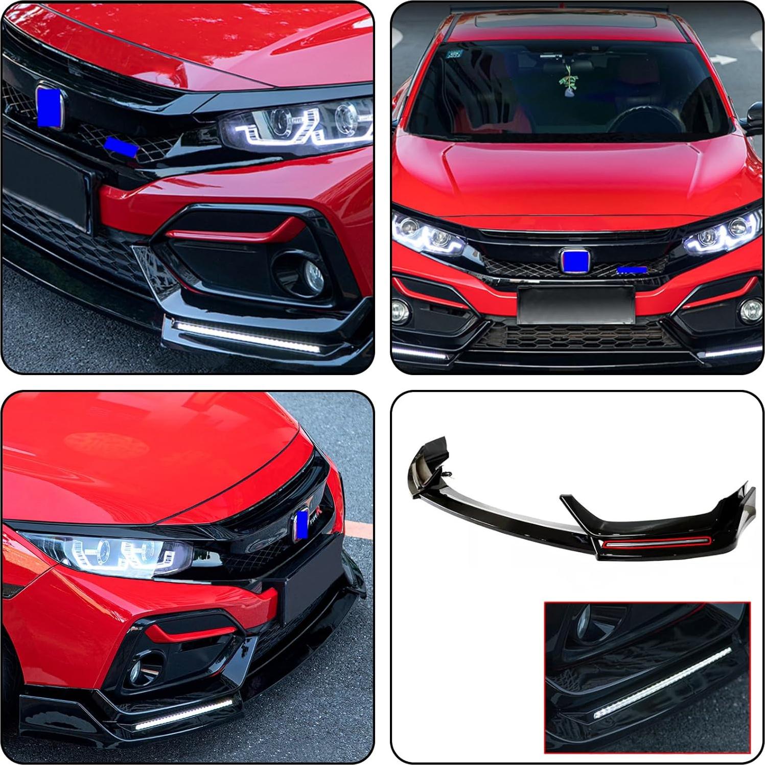 Labio Parachoques Frontal Honda Civic 10ma Gen 2017-2021 ABS